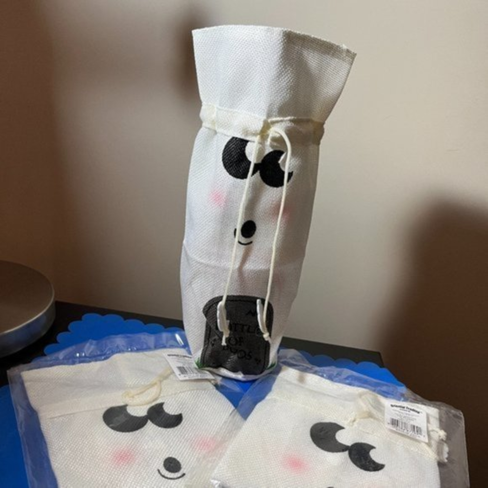 Ghost Wine Bags - Lot of THREE (new)‎ (home/bar accessories)